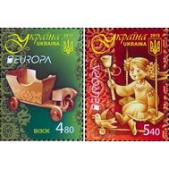  2015. Украина . Европа. Детские игрушки. 2 Марки., фото 1 