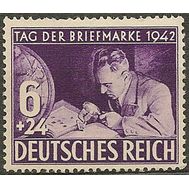  1942. Германия. Рейх. 811. День почтовой марки, фото 1 