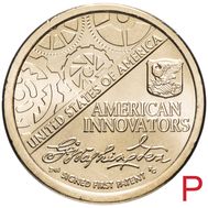  1 доллар 2018 «Первый патент» США P (Американские инновации), фото 1 