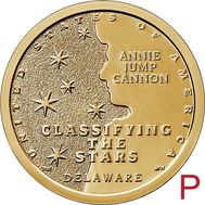  1 доллар 2019 «Классификация звезд, Энни Кэннон» P (Американские инновации), фото 1 
