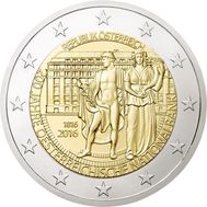  2 евро 2016 «200 лет Национальному банку» Австрия, фото 1 
