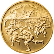  2 злотых 2003 «Поливальный понедельник» Польша, фото 1 