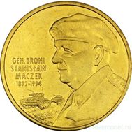  2 злотых 2003 «Бригадный генерал Станислав Мачек (1892-1994)» Польша, фото 1 