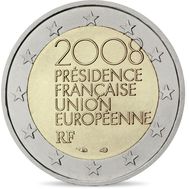  2 евро 2008 «Председательство Франции в ЕС» Франция, фото 1 