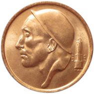  50 сантимов 1991 Бельгия, фото 1 