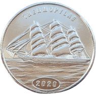  1 доллар 2020 «Парусник «Фермопилы» Остров Флорес, фото 1 