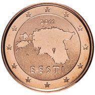  1 евроцент 2011 Эстония, фото 1 