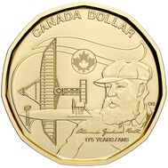  1 доллар 2022 «175 лет со дня рождения Александра Грэма Белла» Канада, фото 1 