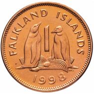  1 пенни 1998 Фолклендские Острова, фото 1 