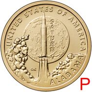  1 доллар 2024 «Ракета Сатурн V» США P (Американские инновации), фото 1 