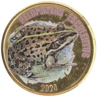  2 фунта 2024 «Зелёная лягушка» Чили (Остров Чилоэ), фото 1 