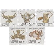  1993. 88-92. Серебро в музеях Московского Кремля. 5 марок, фото 1 