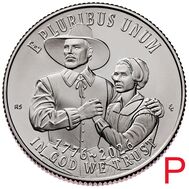  25 центов 2026 «Мэйфлауэрское соглашение» P, фото 1 