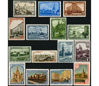 15 почтовых марок «800-летие Москвы» СССР 1947, фото 1 