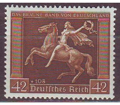  Почтовая марка «Коричневая лента Германии» Третий Рейх 1938, фото 1 