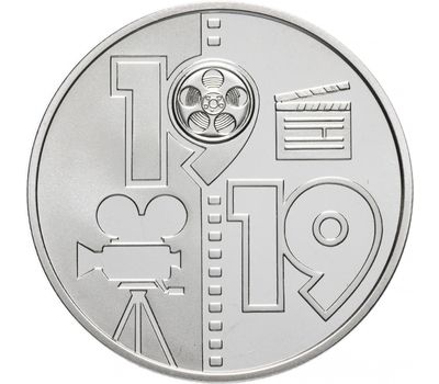  Монета 5 гривен 2019 «100 лет Одесской киностудии» Украина, фото 1 