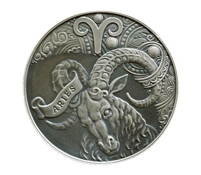  Монета 1 рубль 2014 «Зодиакальный гороскоп: Овен» Беларусь, фото 1 