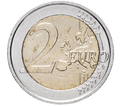  Монета 2 евро 2007 «50 лет подписания Римского договора» Австрия, фото 2 