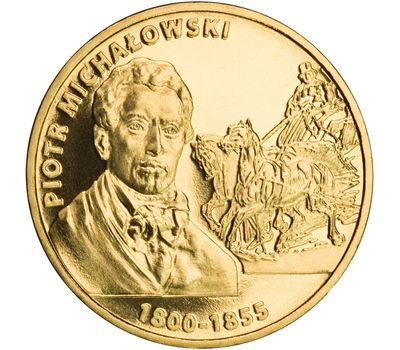  Монета 2 злотых 2012 «Пётр Михайловский (1800 — 1855)» Польша, фото 1 