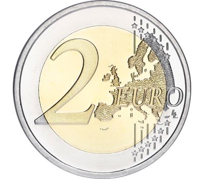  Монета 2 евро 2011 «200 лет Банку Финляндии» Финляндия, фото 2 