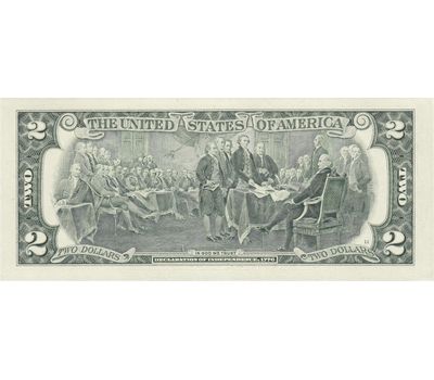  Банкнота 2 доллара 2009 США Пресс, фото 2 