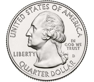  Монета 25 центов 2020 «Солт Ривер Бэй» (53-й нац. парк США) D, фото 2 