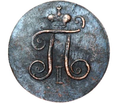  Монета 1 полушка 1799 Павел I (копия), фото 2 