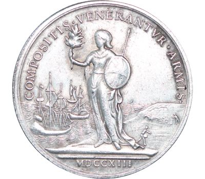  Монета токен 1713 Великобритания (копия), фото 2 