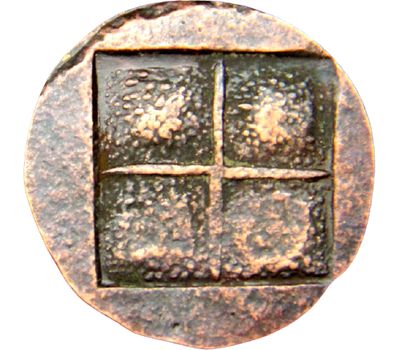  Монета диобол 74 до н.э. «Буйволы» Древняя Греция (копия), фото 2 