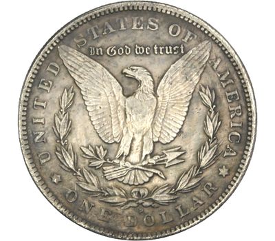  Коллекционная сувенирная монета хобо никель 1 доллар 1921 «Волк» США, фото 2 
