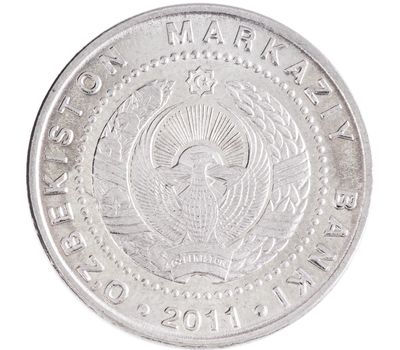  Монета 500 сумов 2011 «20 лет независимости» Узбекистан, фото 2 
