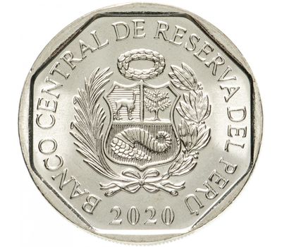  Монета 1 соль 2020 «Хуан Пабло Вискардо-и-Гусман. Борцы за свободу» Перу, фото 2 
