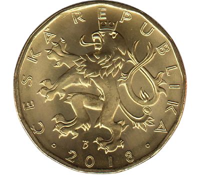  Монета 20 крон 2018 «Памятник святому Вацлаву» Чехия, фото 2 