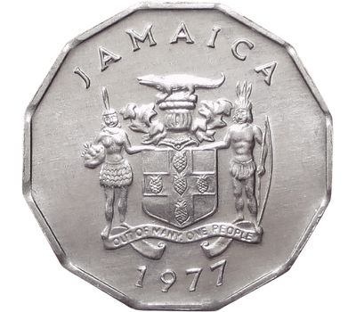  Монета 1 цент 1977 «Аки» Ямайка, фото 2 