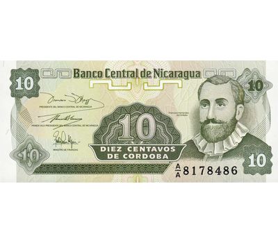  Банкнота 10 сентаво 1991 Никарагуа Пресс, фото 1 