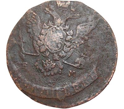  Монета 5 копеек 1772 ЕМ Екатерина II F, фото 2 