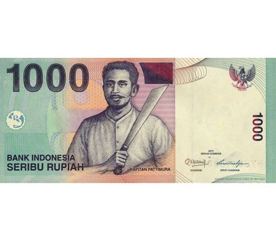  Банкнота 1000 рупий 2011 Индонезия, фото 1 