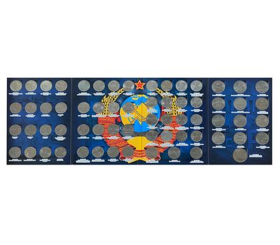  Набор 64 юбилейные монеты СССР в альбоме, фото 2 