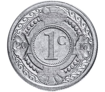  Монета 1 цент 2016 Антильские острова, фото 2 