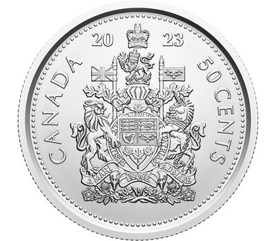  Монета 50 центов 2023 Канада, фото 1 