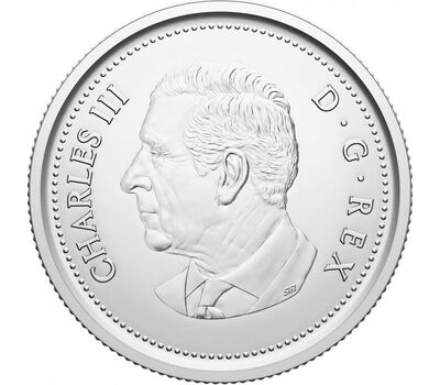  Монета 10 центов 2023 Канада, фото 2 