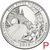  Монета 25 центов 2015 «Автомагистраль Блу-Ридж» (28-й нац. парк США) P, фото 1 