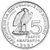 Монета 5 франков 2014 «Венценосный орёл» Бурунди, фото 1 