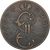  Монета 10 копеек 1796 «Вензель» Екатерина II (копия пробной монеты), фото 2 