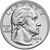  Монета 25 центов 2022 «Нина Отеро-Уоррен» (Выдающиеся женщины США) D, фото 2 