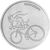  Монета 1 рубль 2023 «Велоспорт» Приднестровье, фото 1 